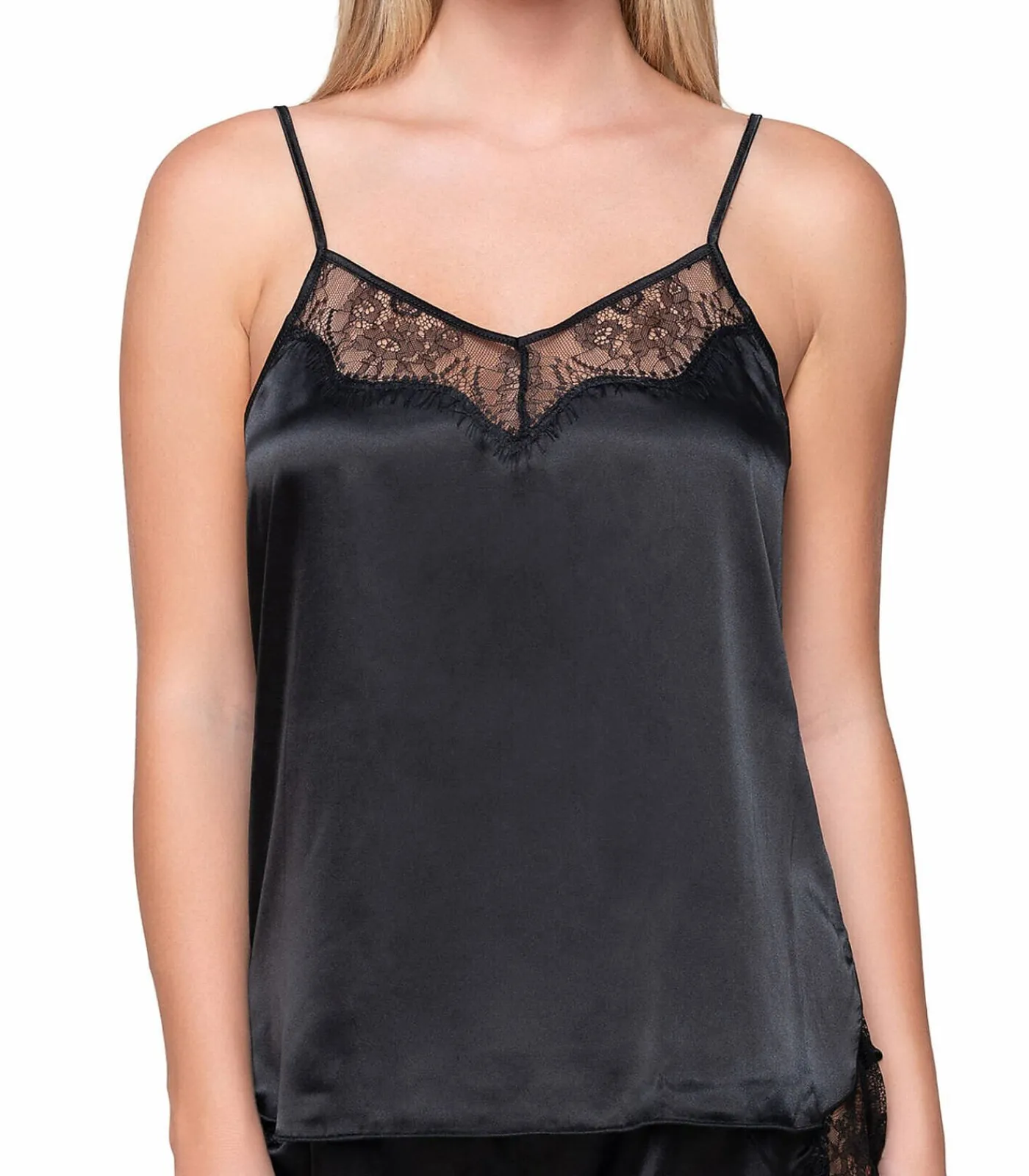 LUNA Strapless hemdje Prestige Satin black New