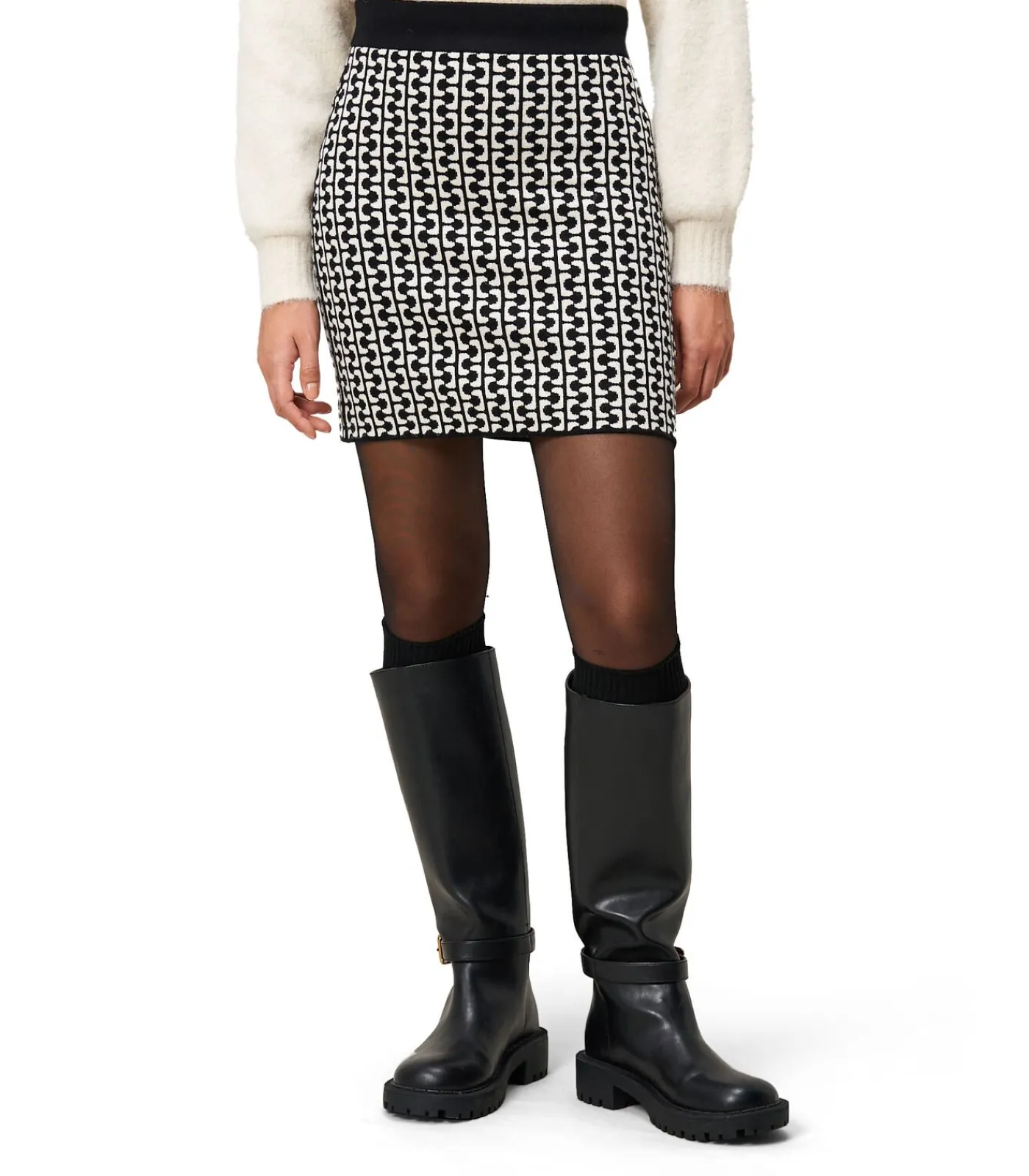 Zero Strickrock black/creme Clearance