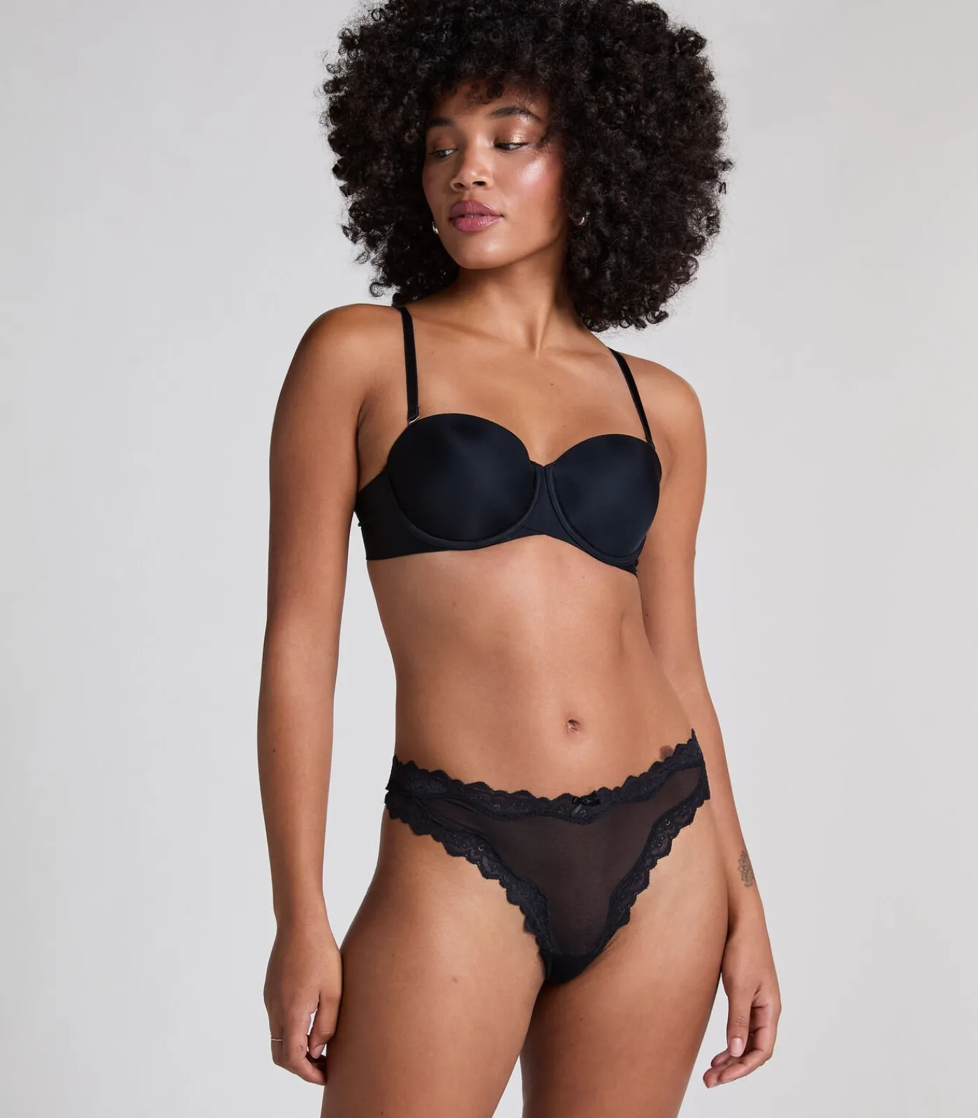 Hunkemöller String Hazel black Clearance