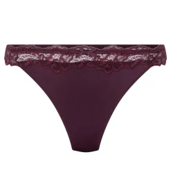 Hunkemöller String Lace & Shine purple Discount