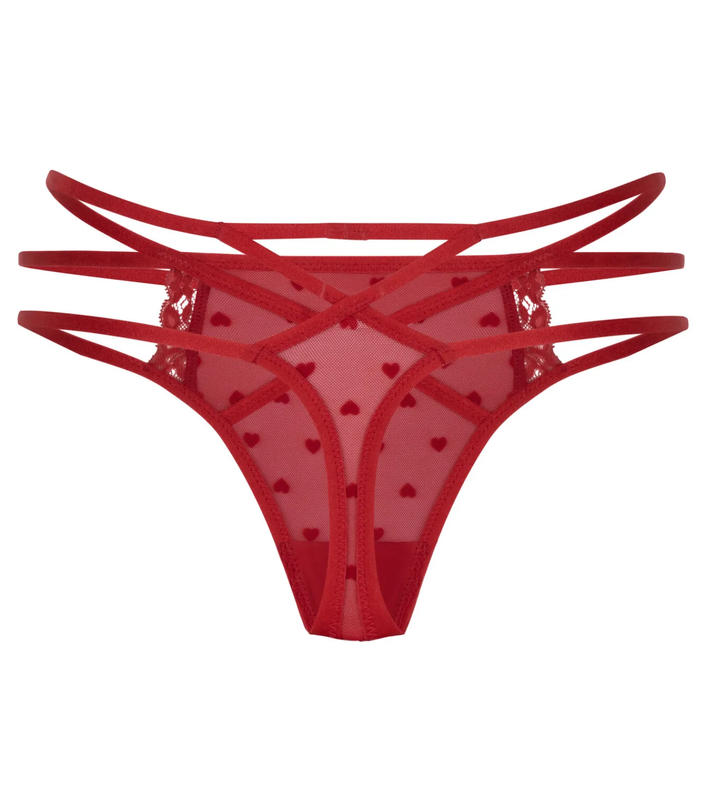 Hunkemöller String Melda red Best