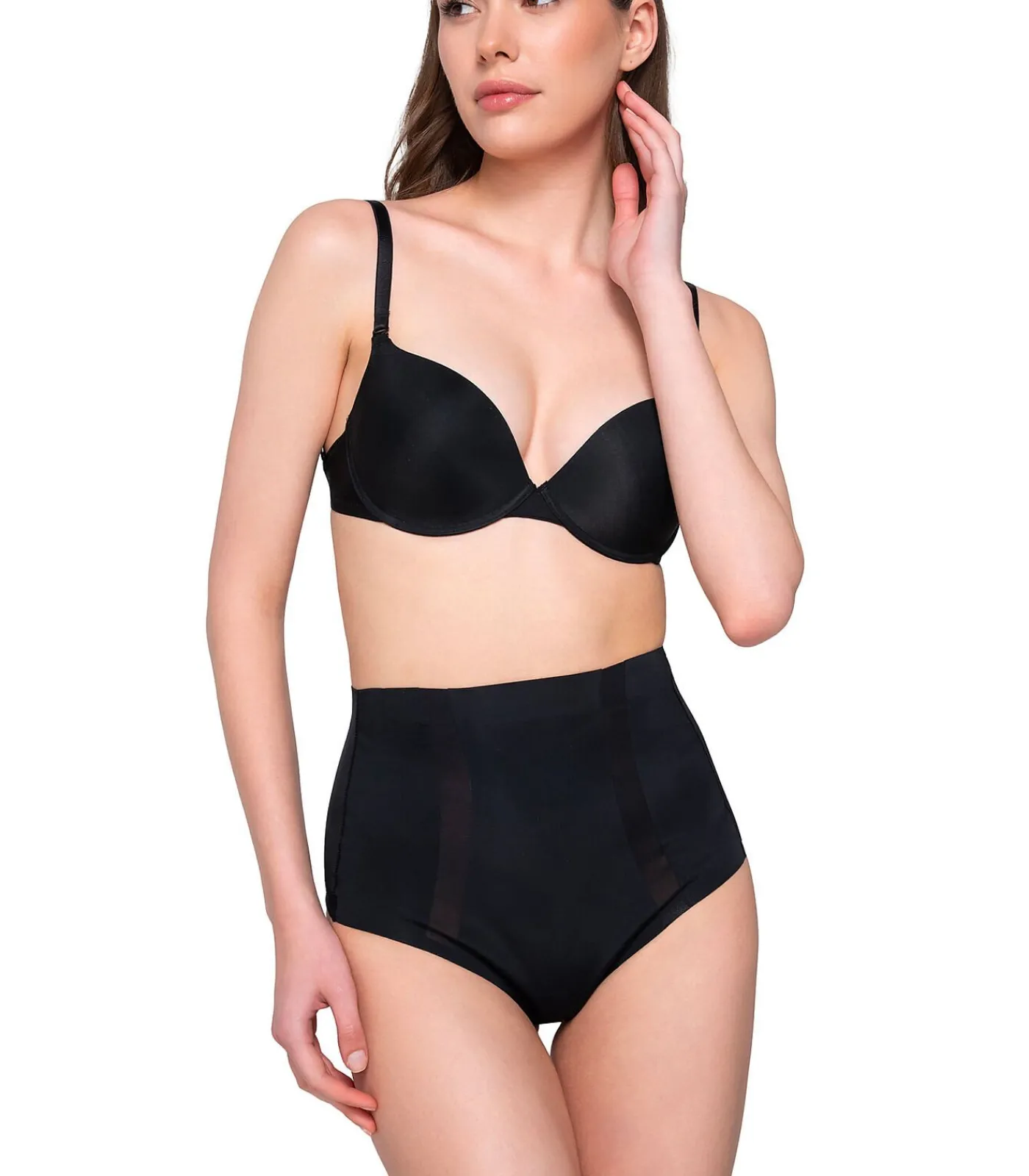 LUNA String met hoge taille SCULPT black Clearance