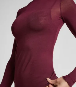 Hunkemöller super soft Boothals shirt met Cashmere purple Hot