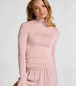 Hunkemöller super soft Turtleneck shirt met Cashmere pink Online