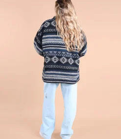 Oxbow Surchemise réversible vintage REVO darkGrey Online