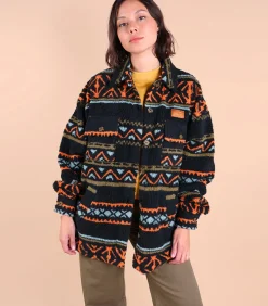 Oxbow Surchemise sherpa jacquard HOMEY black New