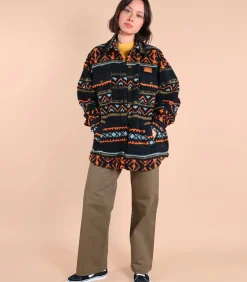 Oxbow Surchemise sherpa jacquard HOMEY black New