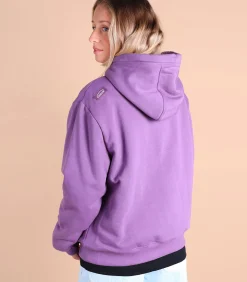 Oxbow Sweat capuche doublé sherpa SWIPS purple Hot