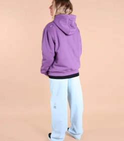 Oxbow Sweat capuche doublé sherpa SWIPS purple Hot