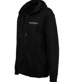 A|X Armani Exchange Sweat vest FELPA - Sweatshirt black/gold Online