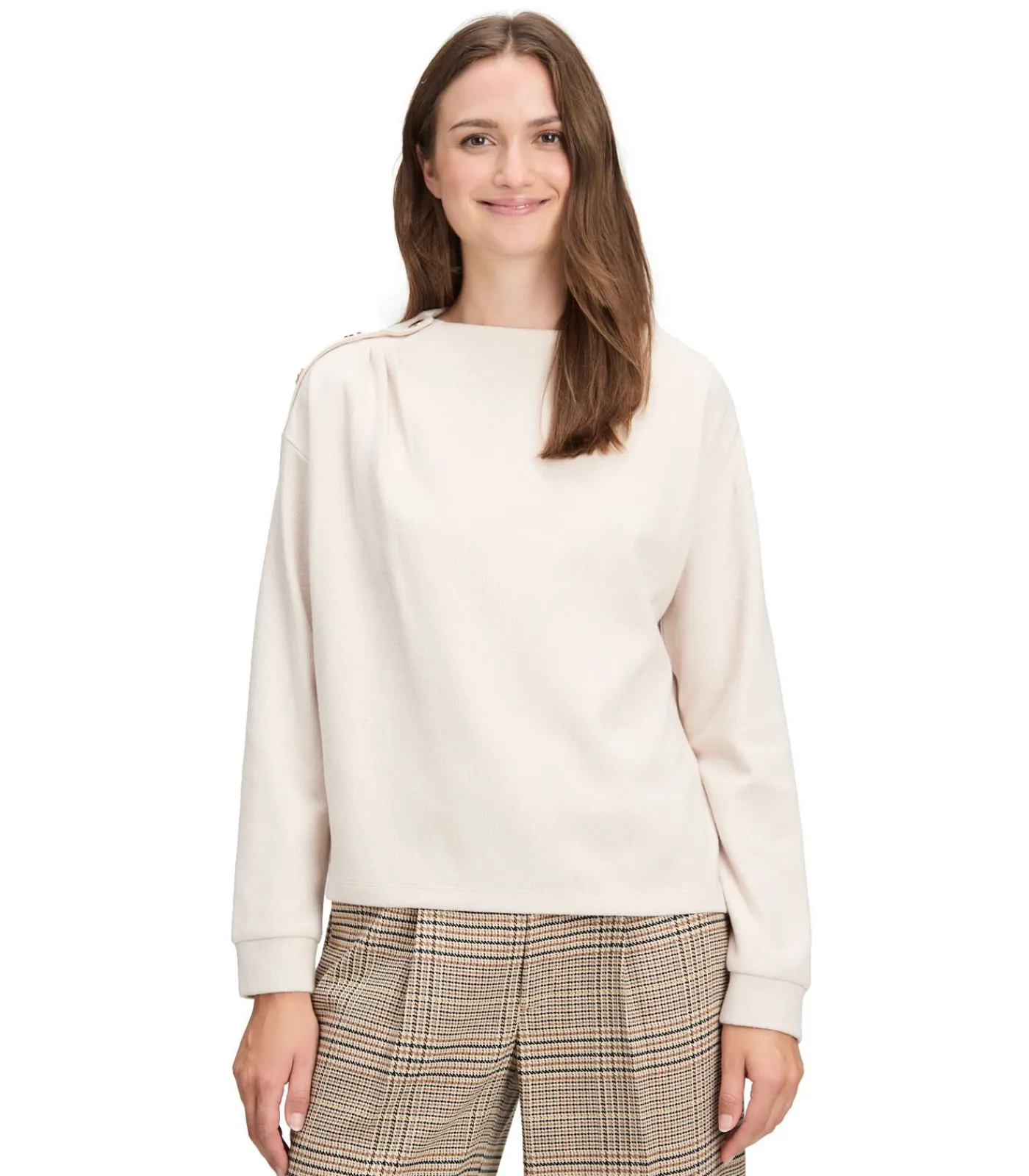 Cartoon Sweatshirt creme Best