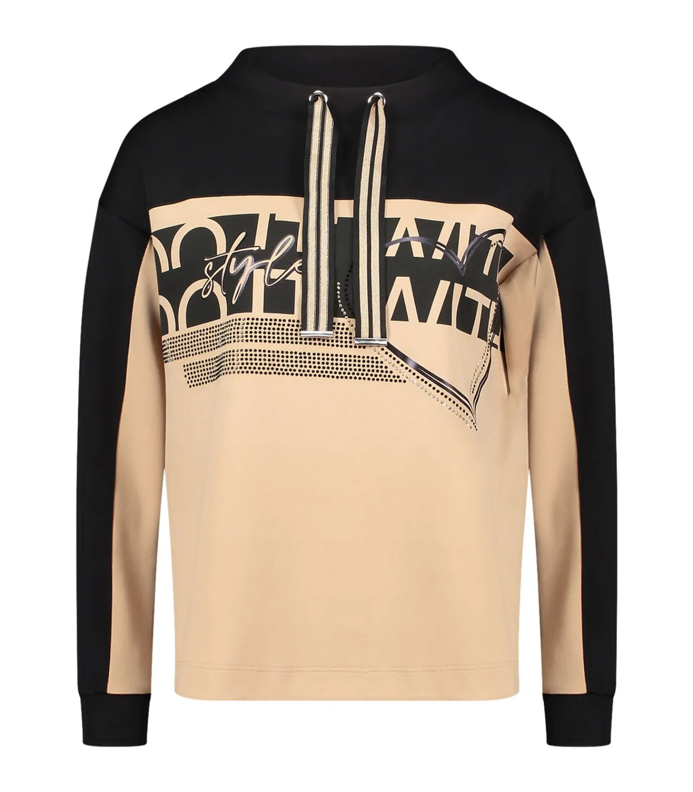 Betty Barclay Sweatshirt creme/black Sale