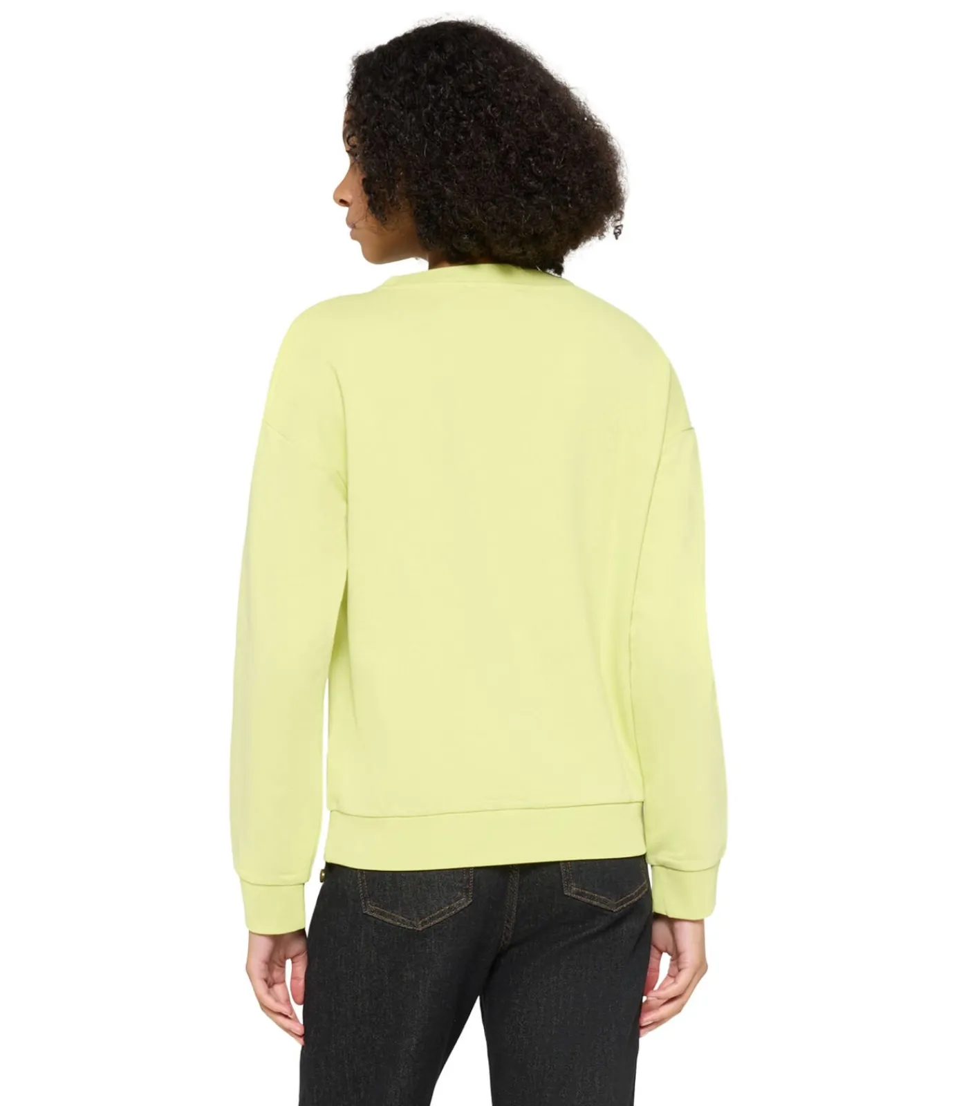 Cartoon Sweatshirt yellow/blue Clearance