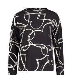Betty Barclay Sweatshirt black/white Outlet