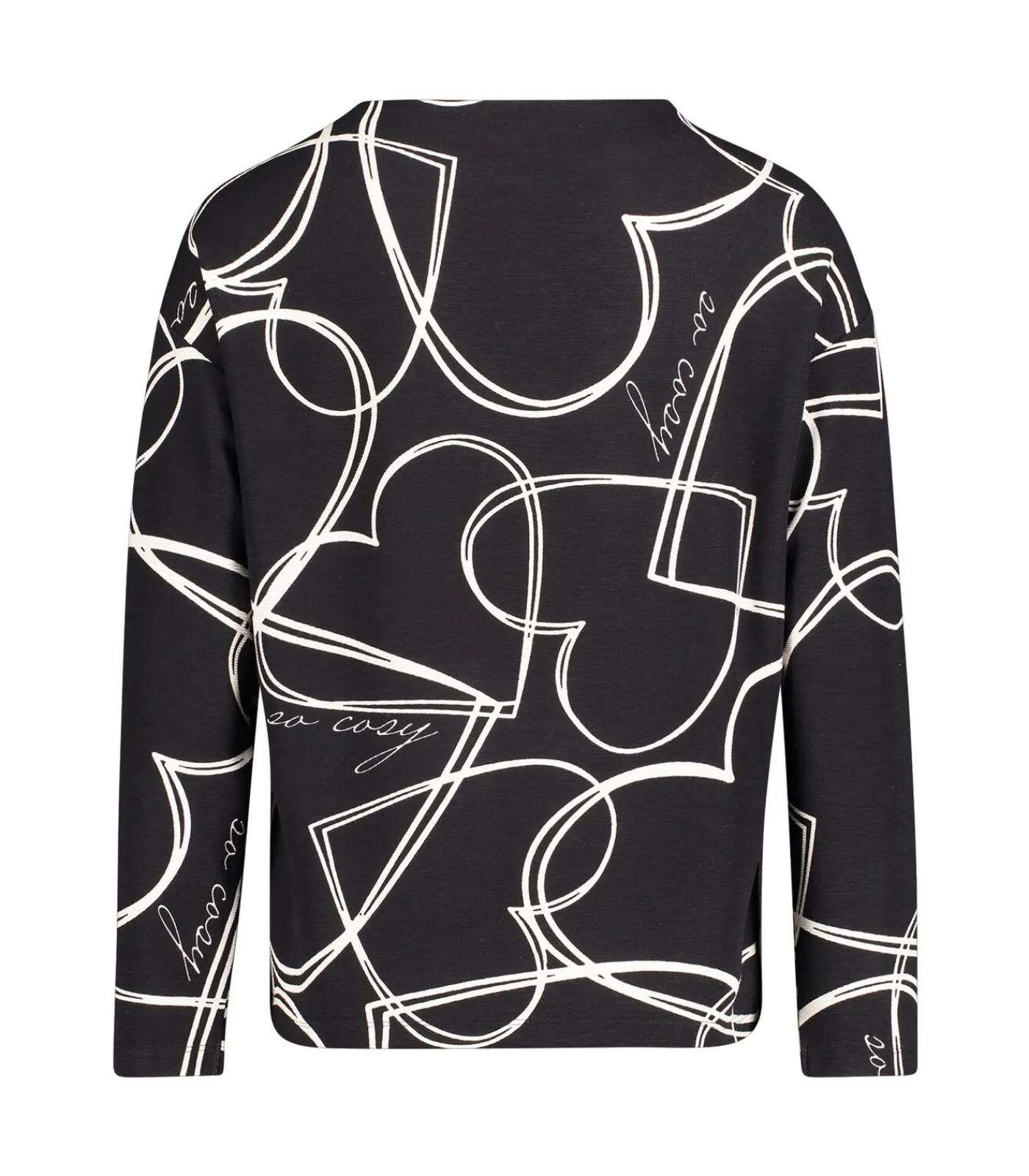 Betty Barclay Sweatshirt black/white Outlet