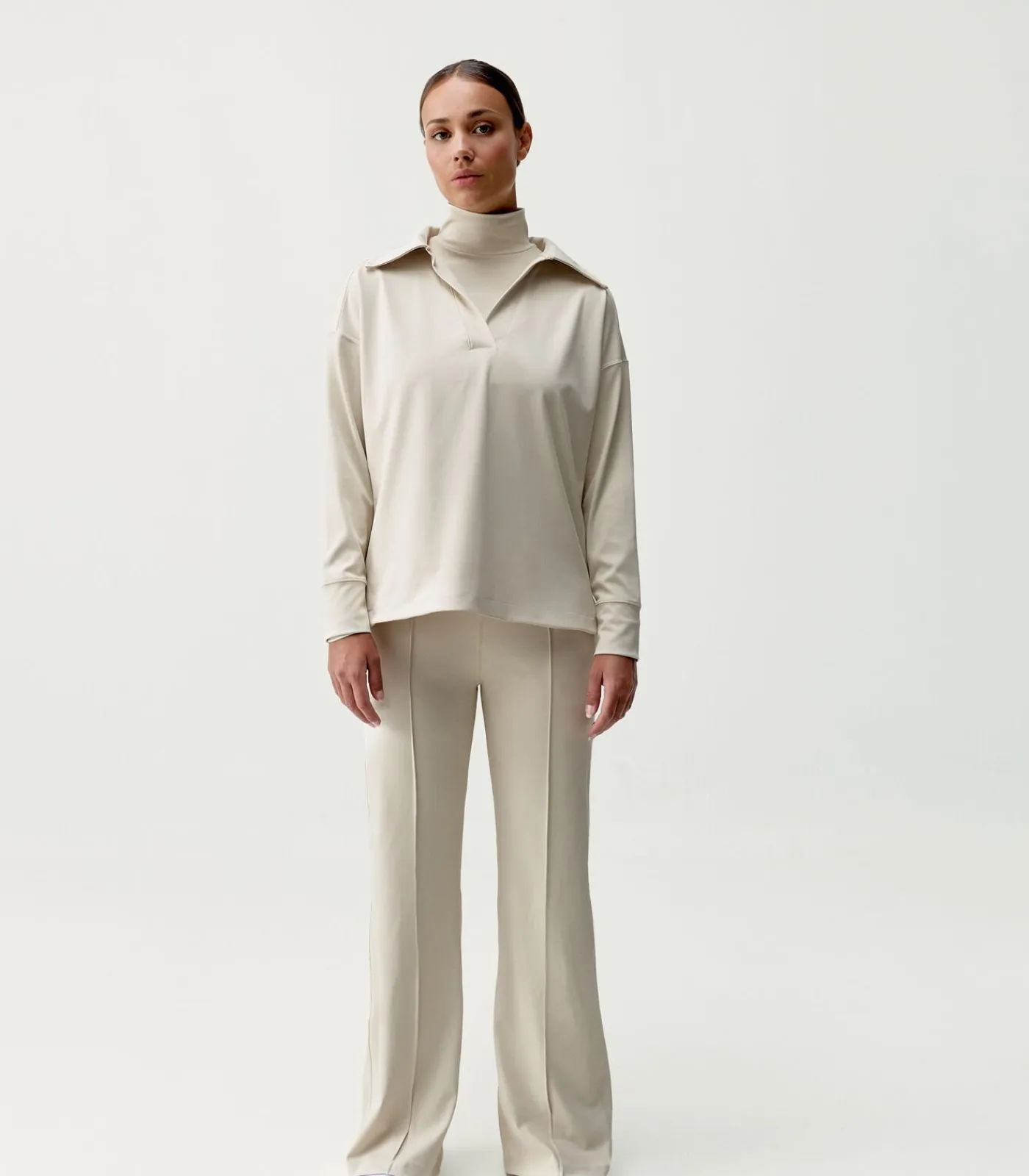Born Living Yoga Sweat-shirt Lua Polo white Sale