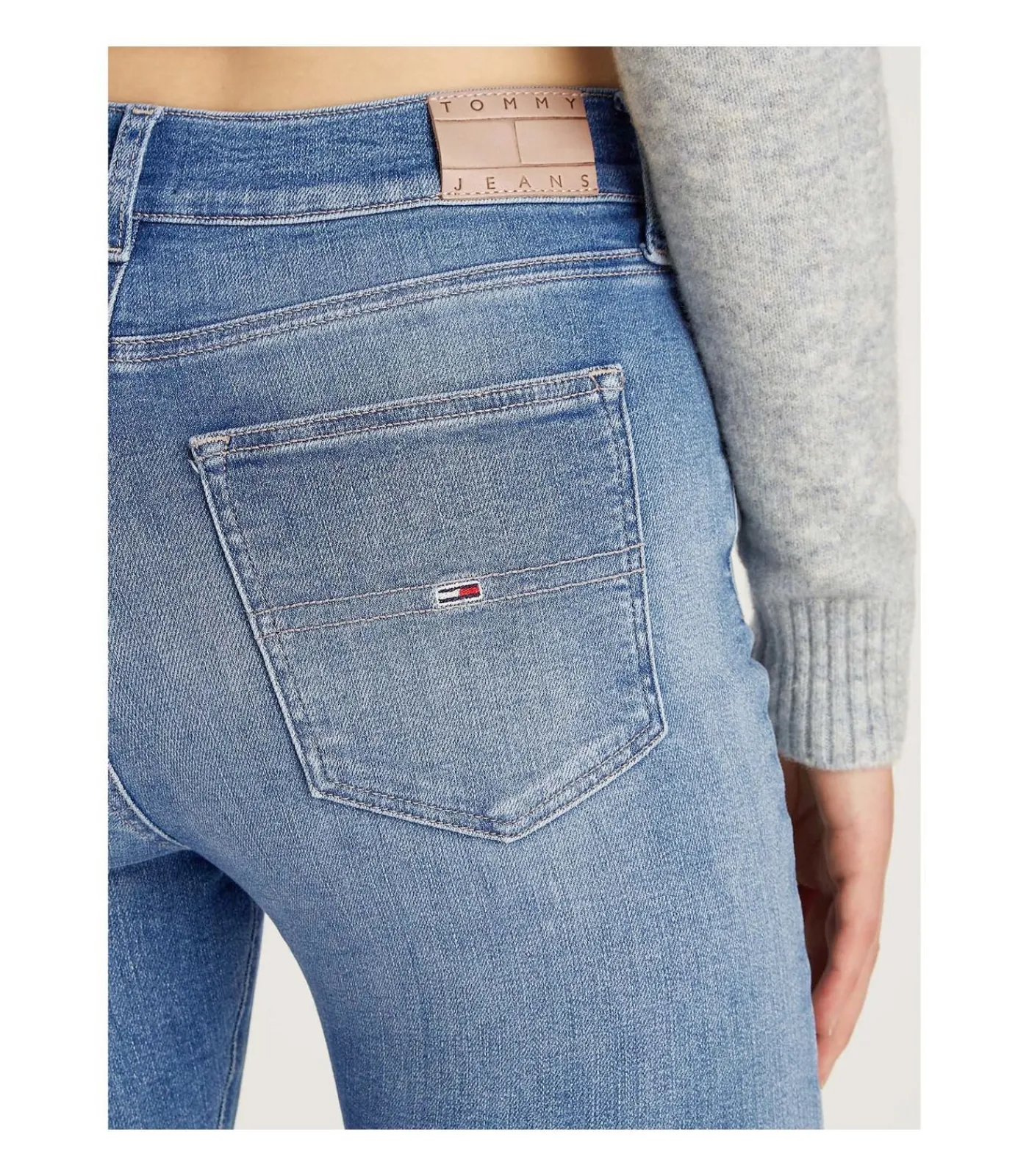 Tommy Jeans Sylvia Hgh Skn Ai123 lightBlue