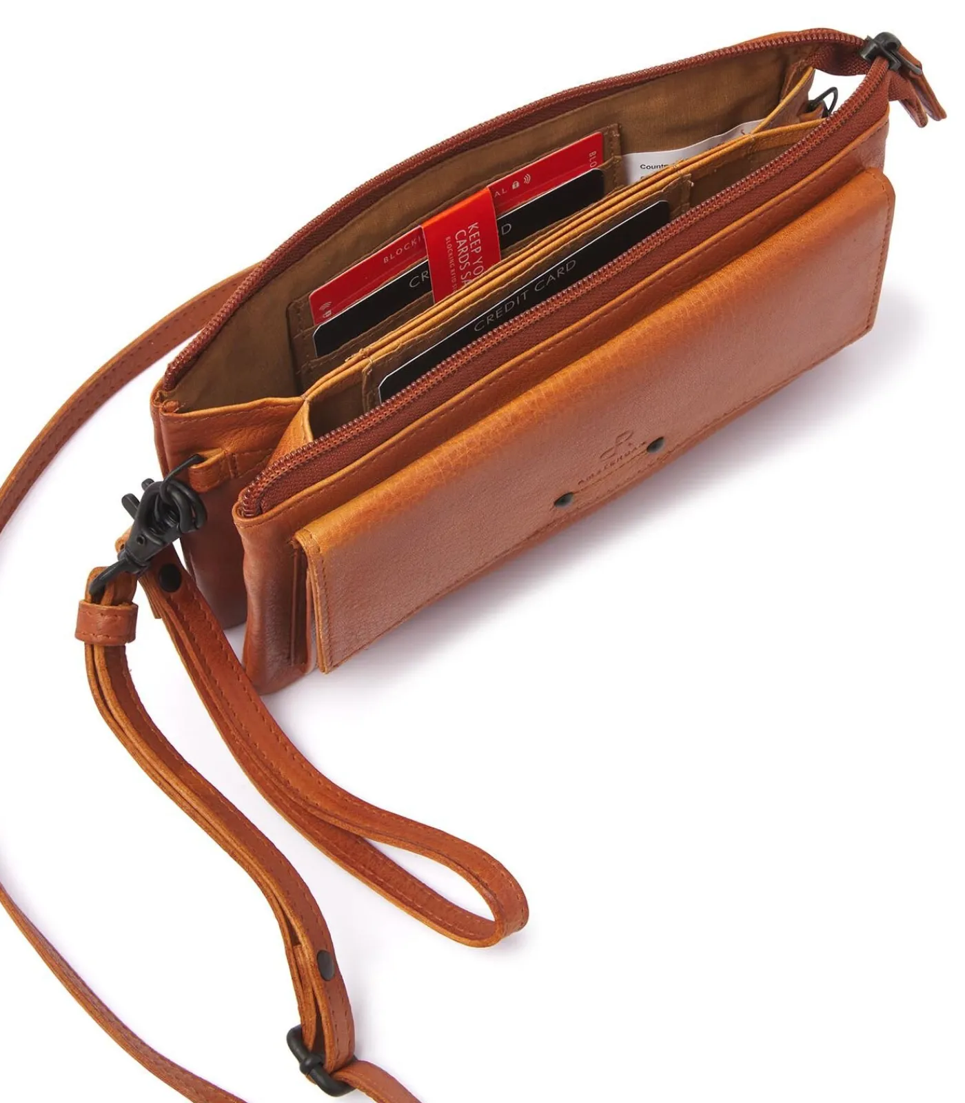 dR Amsterdam Tampa - Schoudertas / Clutch camel Hot