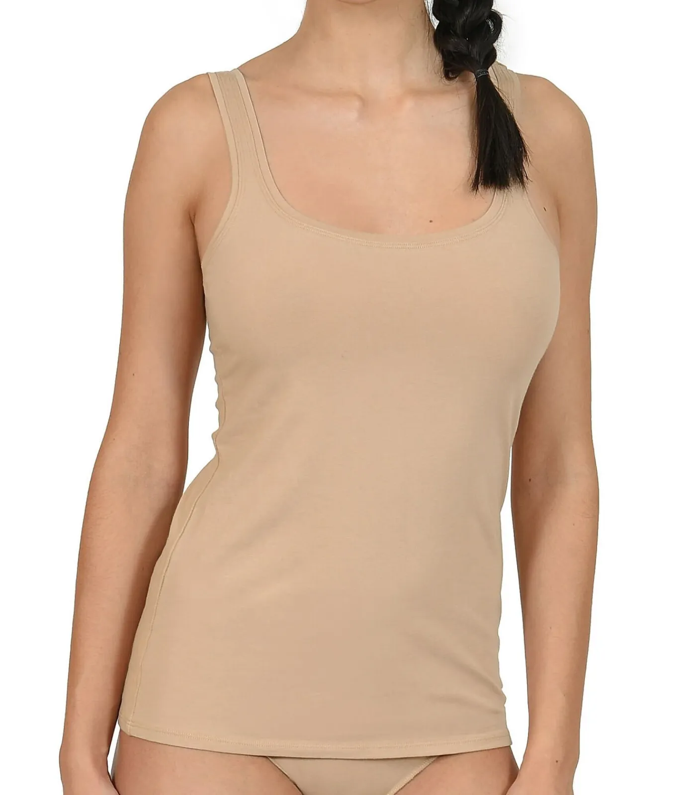 LISCA Tanktop Happy Day beige Hot