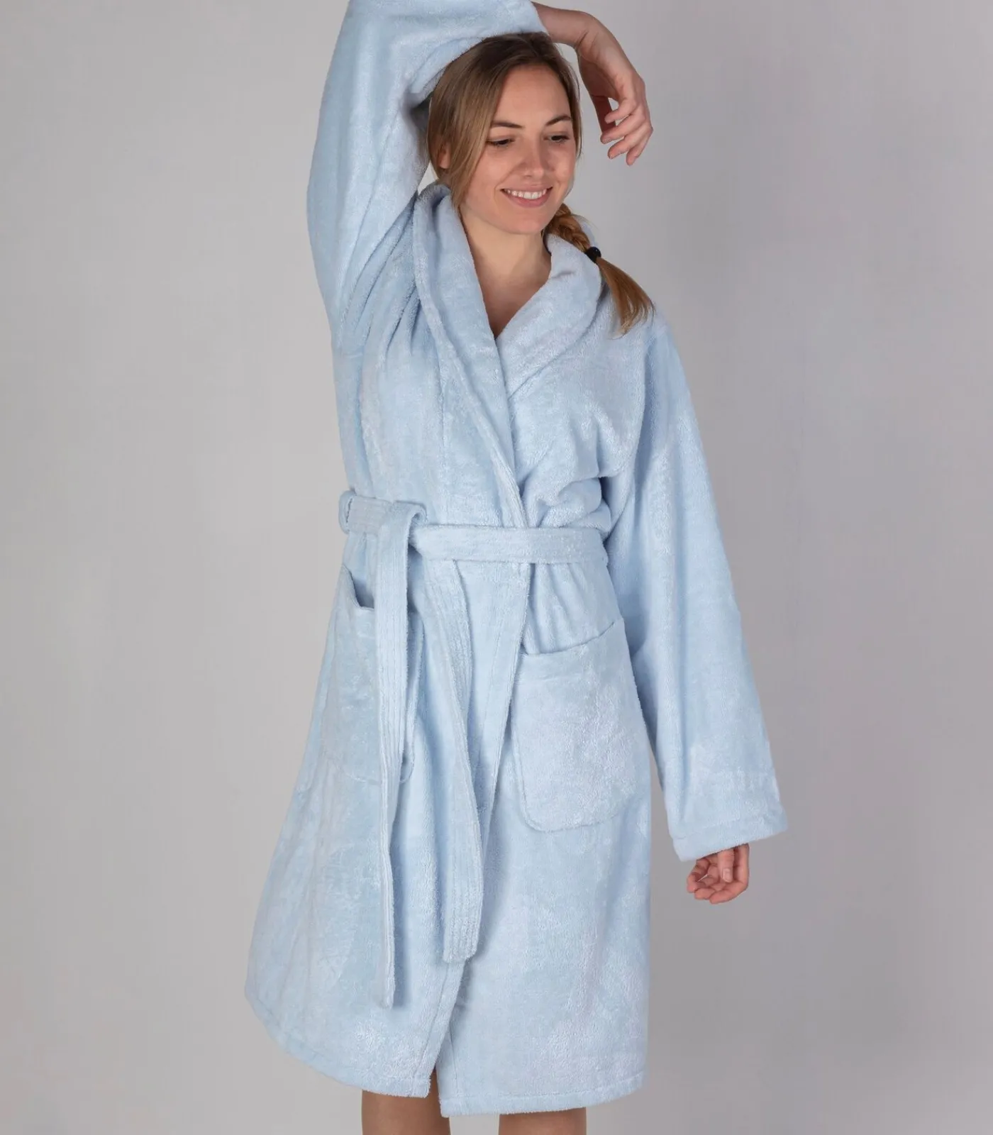 Casilin Teddy Badjas Licht Blauw blue Outlet
