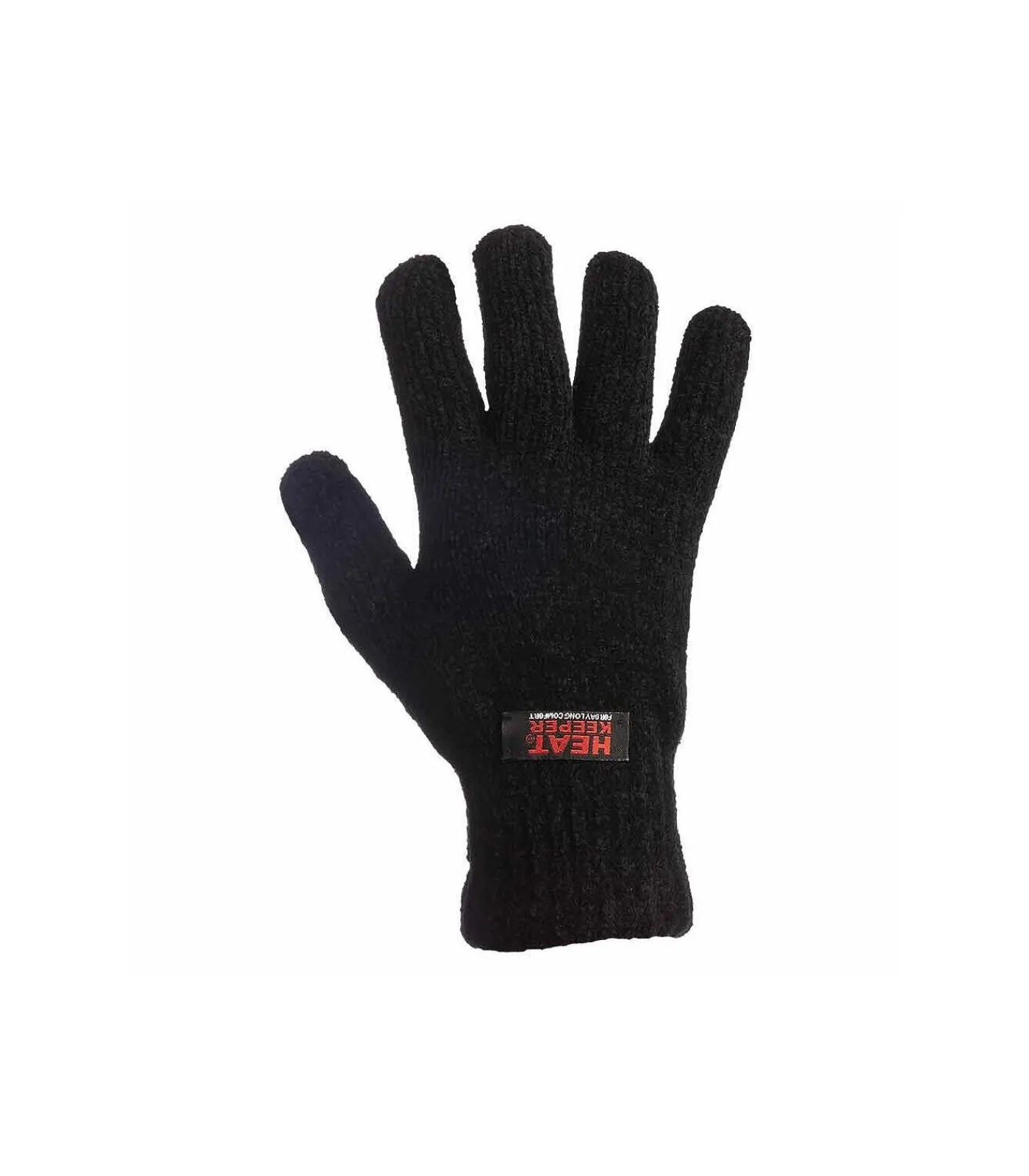 Heatkeeper Thermo Handschoenen Dames Chenille Zwart black Sale