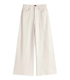 Tommy Jeans Tjw Ecru Wide Leg white Sale