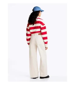 Tommy Jeans Tjw Ecru Wide Leg white Sale