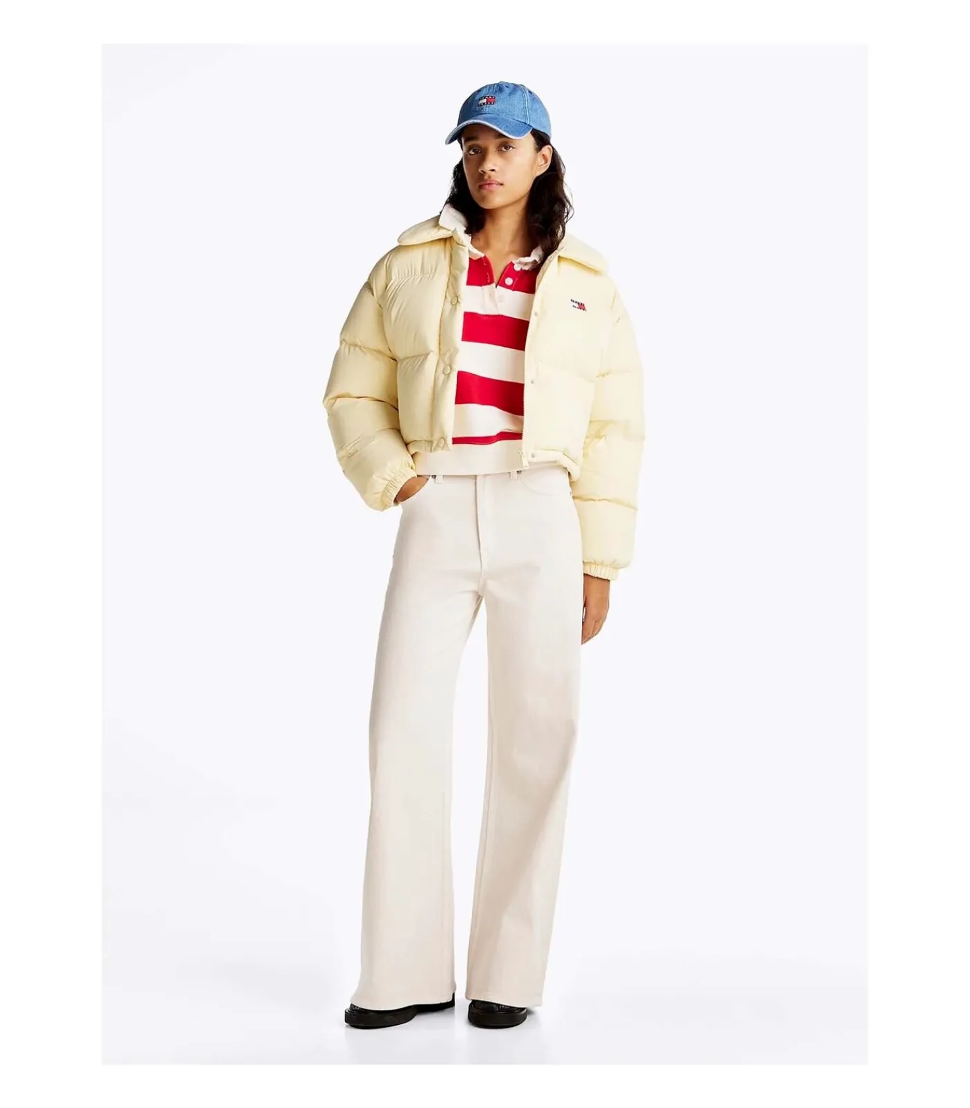 Tommy Jeans Tjw Ecru Wide Leg white Sale