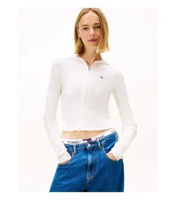 Tommy Jeans Tjw Essential Zipper white Best