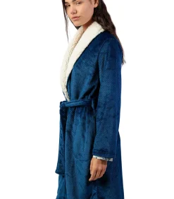 ADMAS Toga Luxury Leaves blue Sale