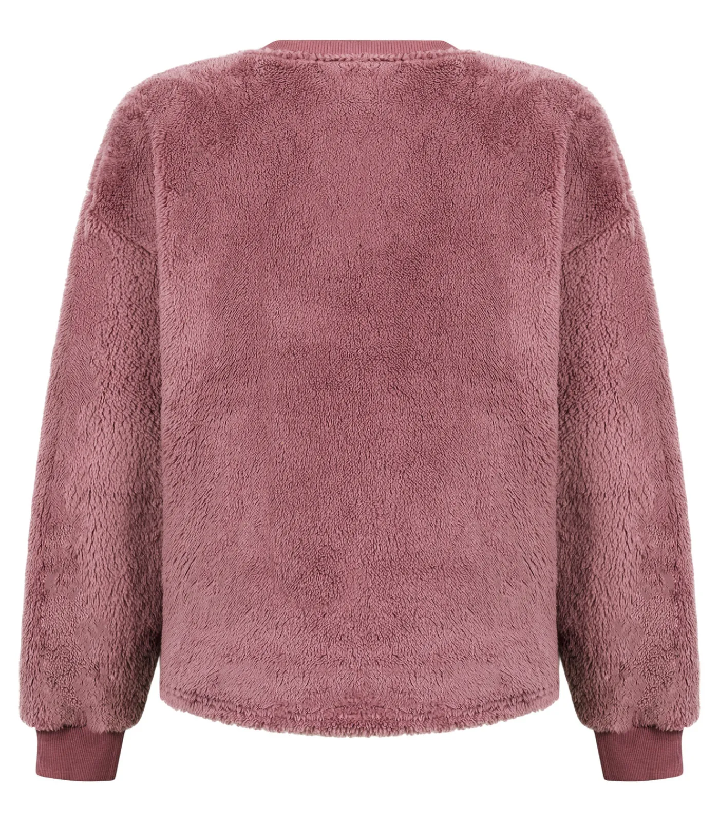 Hunkemöller Top met lange mouwen Fluffy Fleece pink Best