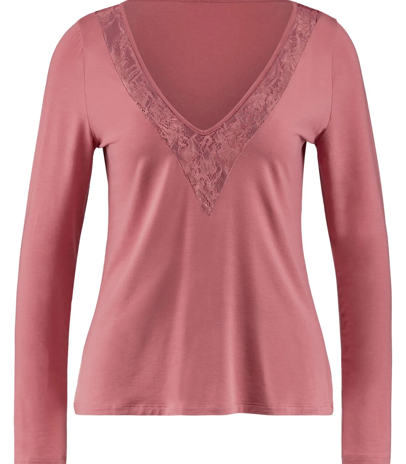 Aubade Top met lange mouwen Lazy Days pink Outlet