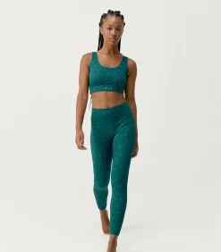 Born Living Yoga Top Organic darkGreen Sale