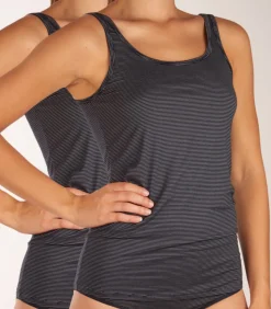 SCHIESSER topje 2 pack modal essentials tank tops midnight blue Best