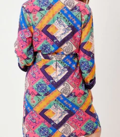 La Fiancée TOUDOU met fleece gevoerde kimono lightPink Outlet