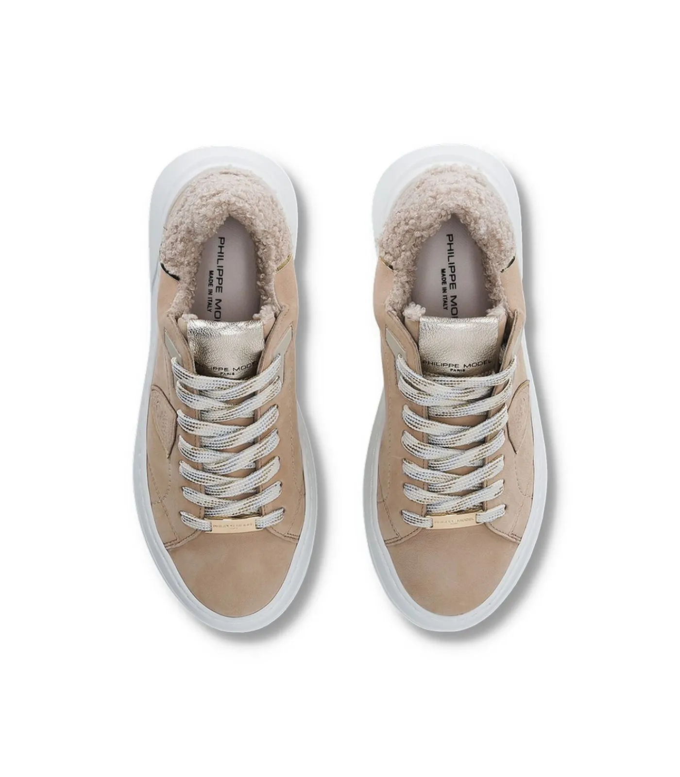 PHILIPPE MODEL Tres Temple Tennissneakers beige Sale