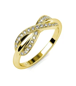 MYC-Paris Trist Ring - Oostenrijks kristal gold/white Hot