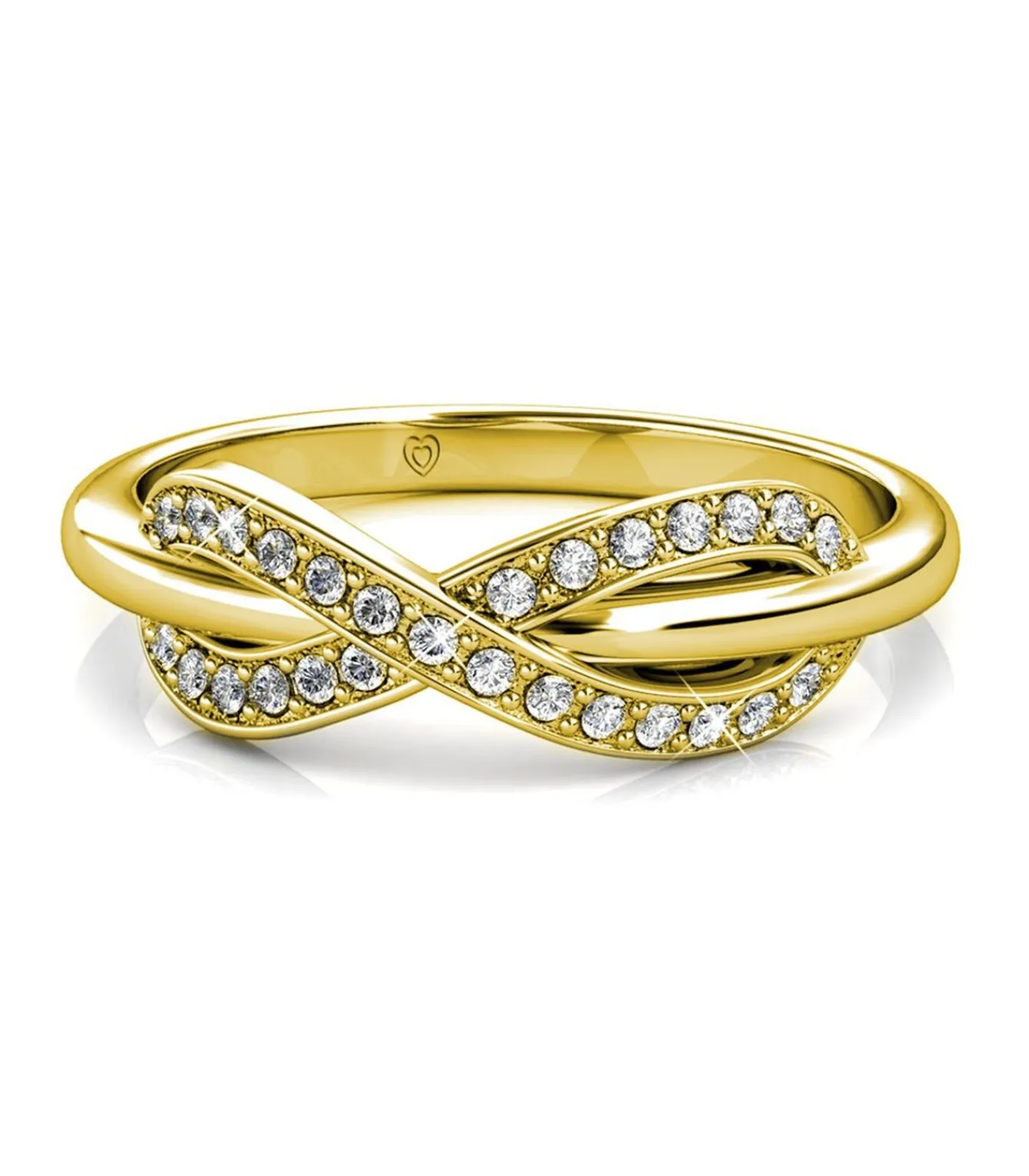 MYC-Paris Trist Ring - Oostenrijks kristal gold/white Hot