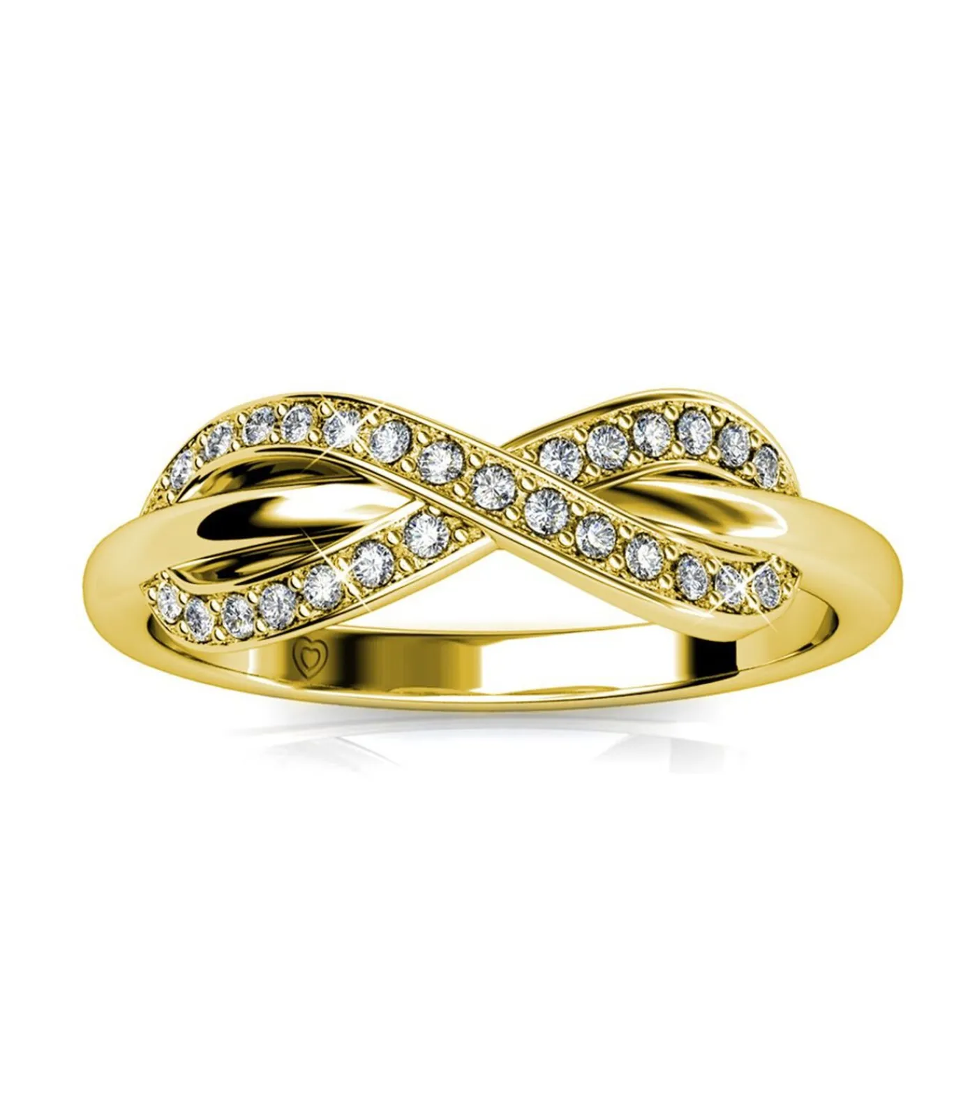 MYC-Paris Trist Ring - Oostenrijks kristal gold/white Hot