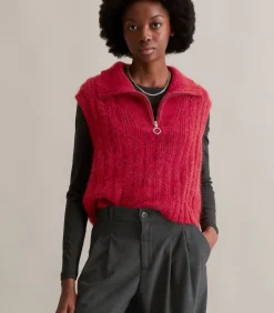 Marc O’Polo DENIM Troyer trui relaxed red