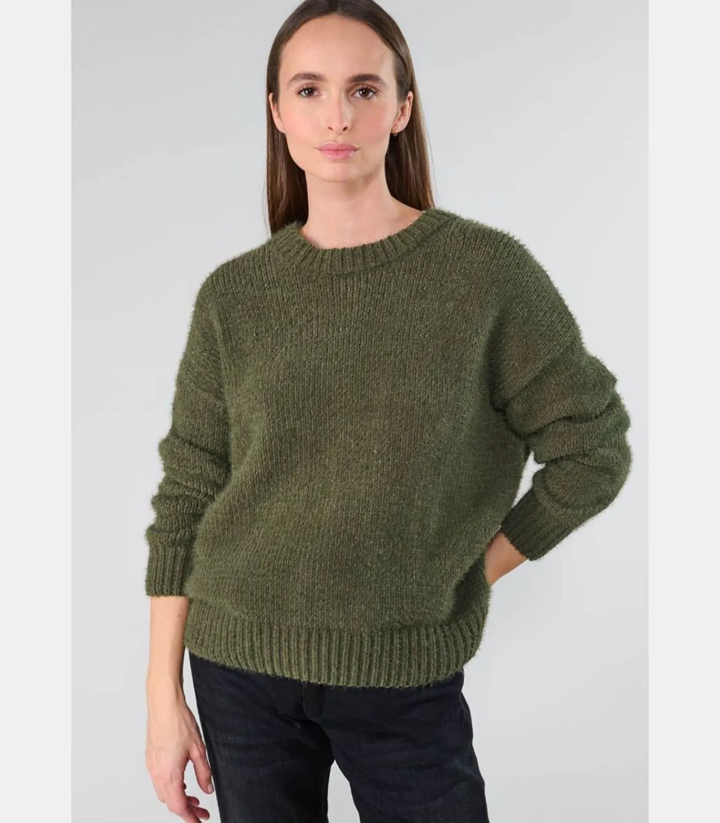 Le Temps des Cerises Trui DAISY green Clearance