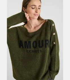Le Temps des Cerises Trui GALLI green Online