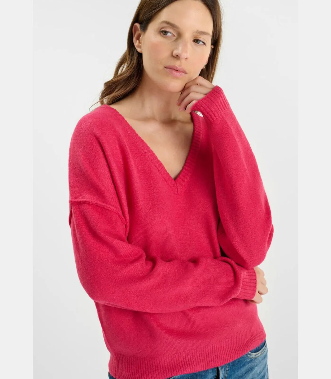 Le Temps des Cerises Trui WINONA pink Discount