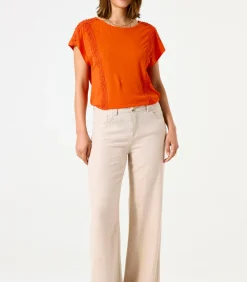 Garcia T-shirt orange Outlet