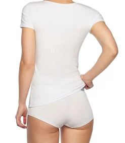 Bamboo basics T-shirt KATE Set van 2 white Best