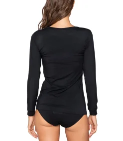 LUNA T-shirt met lange mouwen MICRO TOUCH COMFORT black Online