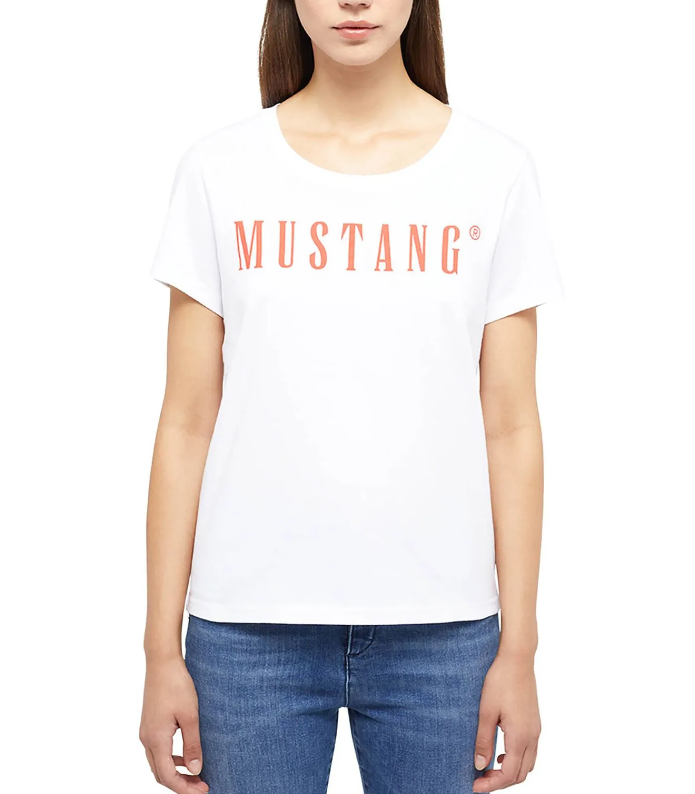 Mustang T-shirt Style Alma Set van 1 white Clearance