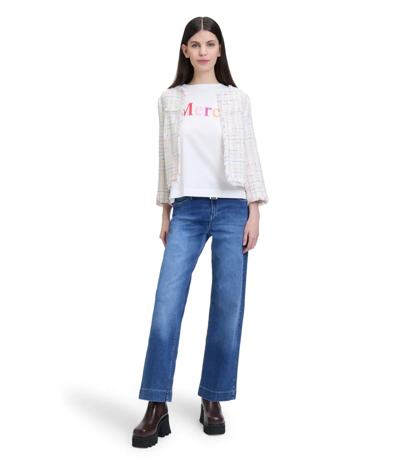 Cartoon Tweed blazer multicolor Hot