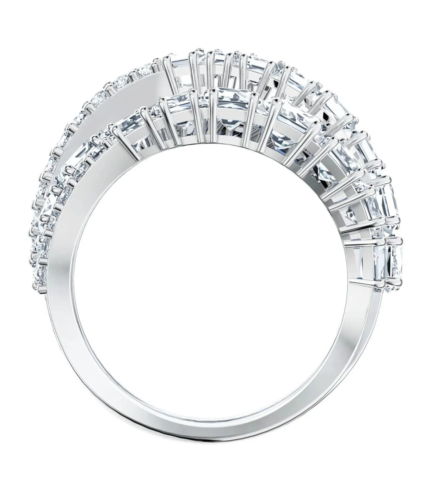 SWAROVSKI Twist Ring Zilver 5584650 silver Best