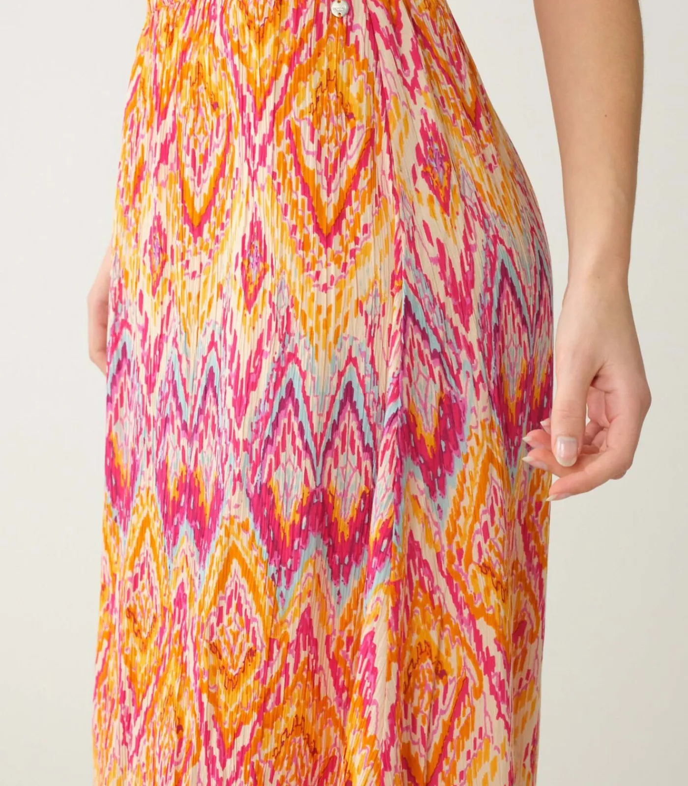 Deeluxe TYANA - Tyana viscose rok orange Clearance